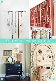 Conquer Clutter With 44 Diy Jewelry Organizers And Displays You Can Make Yourself Easy Diy Jewelry Jewelry Organizer Diy Easy Diy