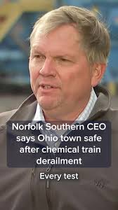 #NorfolkSouthern CEO Alan Shaw told #CNBC he thinks it’s safe for families  to return to #EastPalestine, #Ohio, nearly three weeks after toxic  chemicals were released following a train derailment ...