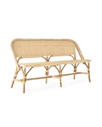 Add a finishing touch to your garden with an outdoor bench and relax in comfort. Malacca Tortoiseshell Natural Rattan Bench