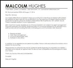 What are the daily duties of a financial advisor? Sample Cover Letter For Financial Aid Counselor Position Experience Hudsonradc