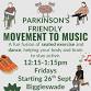 Parkinson's Friendly Movement to Music Class event image