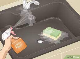 Your karran quartz sink is produced from the highest quality natural quartz crystals and acrylic resins. 3 Ways To Clean A Granite Sink Wikihow