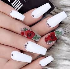 We rounded up the best acrylic nail kits that will have you skipping the salon for good. Find And Save Images From The Fav Nail Arts Collection By Queen K Kristjana On We Heart It Your Ever White Acrylic Nails Cute Nails Cute Acrylic Nails