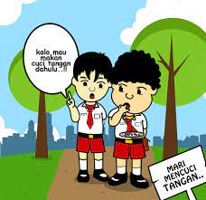 Mah jangan bilang ke papah ya ? ujarku. Koleksi 80 Gambar Animasi Anak Cuci Tangan Gratis Gambar Animasi