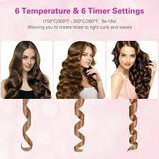 Cordless Automatic Curling Iron Hair Curling Wand Ceramic 360 Rotating Curler Walmart Com In 2021 Automatic Hair Curler Curling Iron Hairstyles Curling Hair With Wand