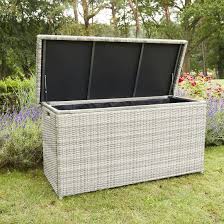 Hyndebokse op til 70% rabat gratis levering 365 dages returret op til 5 års garanti forskellige betalingsmetoder over 1 million tilfredse kunder her kan du finde et bredt udvalg af hyndebokse til rimelige priser Lc Garden Parma Truhe Geflecht 152x68cm Inkl Polybag White Grey Grey Garten Und Freizeit