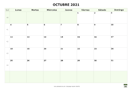 Calendario mes de octubre realizá las siguientes actividades teniendo en cuenta el calendario del mes de octubre 2020. Plantilla Calendario Octubre 2021 Para Imprimir Pdf