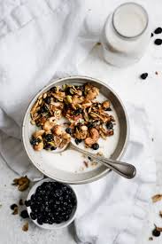 Paleo Blueberry Granola With Coconut Cardamom Well Fed Soul Recipe In 2020 Granola Food Perfect Healthy Breakfast