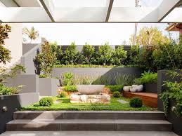 A Terraced Landscape Garden Design Eco Outdoor Garden Architecture Outdoor Gardens Design Sloped Garden