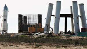 The faa is conducting a new environmental review amid significant changes in spacex plans for the site that now include suborbital and orbital rocket launches. Spacex S Starship Booster Catching Launch Tower Begins To Take Shape In Texas
