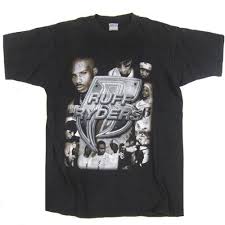 And of course, no discussion of the best '00 rappers would be complete without a mention of kanye west. Vintage Dmx Ruff Ryders Anthem T Shirt 90s Hip Hop Rap For All To Envy