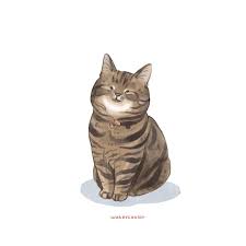 9 014 Likes 71 Comments Amelia Rizky Watercatlor On Instagram Am I Cute Commissioned Work Dm Me For Price If You Wan Cat Artwork Cat Art Cute Art