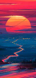 Sunset Horizon Scenery Landscape Art 4k Wallpaper 178 Wallpaper 4k Samsung A50 Samsung Wallpaper Iphone Wallpaper Oneplus Wallpapers