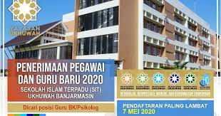 Musa yang juga ketua yayasan haji anif mengatakan, pihaknya berkomitmen untuk terus berkontribusi bagi masyarakat luas, khsususnya penyediaan fasilitas umum masjid. Yayasan Ukhuwah Buka Lowongan Kerja Andakah Yang Kami Cari Sekolah Islam Terpadu Ukhuwah Banjarmasin