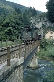 Sbb Barschwil Liesberg Birsbrucke Ae 3 5 10211 Aufnahme 1965 Eisenbahn Alte Zuge Gartenbahn
