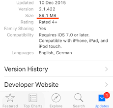 If you recently updated your iphone to ios 13 or your ipad to ipados 13 and you can't work out in earlier versions of its mobile operating system, app updates lived in their own tab in the app store. Ios App Update Size Is Much Bigger Than App Size Stack Overflow