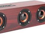 Amazon.com: ciciglow Red Wood Grain Bluetooth Speaker ...
