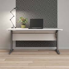 Assmann canvaro elektrisch höhenverstellbarer schreibisch 180x80. Prima Schreibtisch Elektrisch Hohenverstellbar 150 X 80 Cm Weiss Motortisch Gunstig Mobel Kuchen Buromobel Kaufen Froschkonig24
