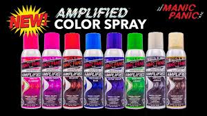 For over 40 years, we have worked continuously to make sure our formulas remain the absolute best on the market. New Amplified Color Spray From Manic Panic Youtube