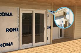 Pull out the lower section of wall. Install A Sliding Patio Door Rona