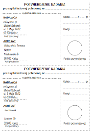 Nie każdy przewoźnik posiada takie potwierdzenie, niektórzy do nadania przesyłki wymagają wyłącznie etykiety. M4system Dobre Programy Dla Firm