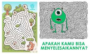 Gambar monas pola warna untuk tk. 9 Contoh Maze Untuk Anak Paud Dan Tk Permainan Labirin Penulis Cilik
