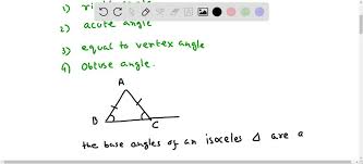 Isosceles Triangle - Definition, Properties, Angles, Area, Formula, Examples