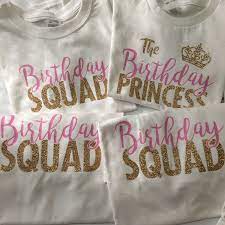 4.9 out of 5 stars 2,480. The Birthday Girl Princess Squad Crew Party Shirts Glitter Birthday Girl Queen 13th Birthday Party Ideas For Girls Birthday Party For Teens Birthday Girl Shirt