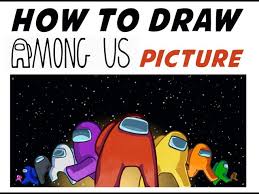 How To Draw Among Us Characters Picture Easy Step By Step Drawing Tutorial For Kids How To Draw Step By Step Drawing Tutorials