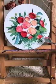 Beautiful Flower Drawing Tricks Video In 2020 Diy Art Painting Diy Canvas Art Diy Canvas Art Painting
