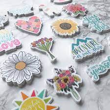 Happy Vinyl Stickers Hydroflask Vinyl Ideas In 2021 Etsy Stickers Sticker Design Inspiration Homemade Stickers