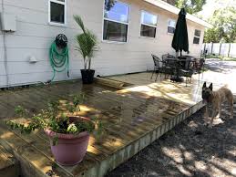 › how to build a wooden deck. How I Built My Diy Floating Deck For Less Than 500 Pretty Passive