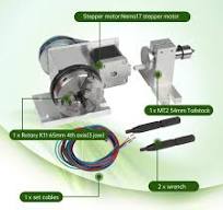 CNC Milling Machine Rotational Axis CNC Router Rotary Table Rotary A Axis  4th Axis 65mm 3 Jaw 184868