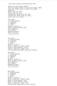 By dfsd sdfsdf sdfds flglf dfdf. Solved Atm Machine Create A Program To Simulate An Atm M Chegg Com
