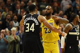 Sportslogos.net does not own any of the team, league or event logos/uniforms depicted within this. Lakers Vs Bucks Lebron And Giannis Break Records As Milwaukee Lands Statement Win