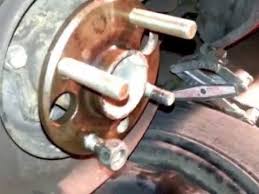 how to remove and install wheel studs easy way youtube how to remove and install wheel studs easy way