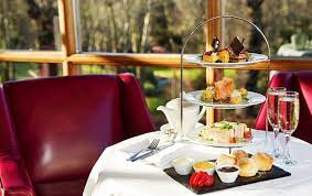 Afternoon Tea In The Pavilion Lounge Which Overlooks Druids Glen Golf Course Golf Resort Afternoon Tea Complimentary Breakfast
