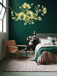 Flower Wall Decals Floral Wall Decals Rosa Canina Wall Decal Etsy Green Bedroom Decor Bedroom Green Emerald Green Bedrooms