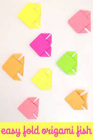 Origami Fish Easy Folding Instructions Origami Fish Easy Origami Fish Origami Easy