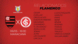 Escalação, fotos, vídeos e lances da partida. Flamengo On Twitter Lista De Relacionados Para Flamengo X Internacional Flaxint