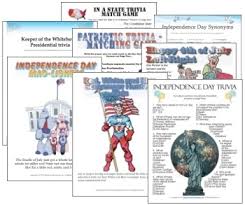 This is a very cute and free printable trivia game along with a printable answer sheet. July 4th Songs A Trivia Of Patriotic Lyrics