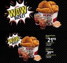 With the constant new menu items and flavours. Kfc Malaysia Wow Bucket From Only Rm21 90