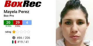 BoxRec: Mayela Perez