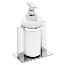 Dish soap dispenser for kitchen, innovative soap dispenser and sponge holder 2 in1 this automatic dispenser uses a motion sensor to administer a customized amount of soap and is suited. Sensis Ceramic Liquid Soap Dispenser In Chrome Valsan Ps631cr