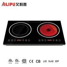 China Home Kitchen Appliance Portable 2 Burner Electric Induction Stove Vs Ceramic Cooker China Double Induction Cooker And 2 Burner Electric Cooker Price