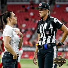Sarah thomas made sports history back in 2015 when the nfl hired her as the first ever female referee. Jen Welter And Sarah Thomas Nfl History Here The First A Woman To Coach In The Nfl And First Full Time Ref Who Is A Woman Very Nfl Coaches Nfl Officials