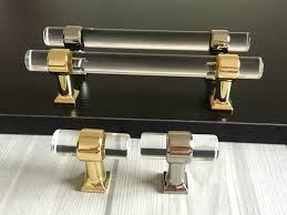 Black And Gold Cabinet Pulls 4 4 25 4 5 4 75 Acrylic Cabinet Pulls Etsy Acrylic Cabinets Dresser Handles Cabinet Pull