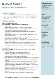 cad operator resume samples qwikresume
