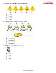 Download Five Grade 1 Maths Olympiad Sample Papers As Pdf Worksheets From Our Website Math Olympiad Class 1 Maths 5th Grade Math