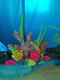 Underwater Themed Vbs Room Diy Coral Reef